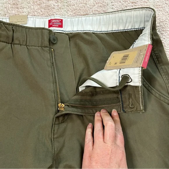 NWT Levi's Men's XX Chino Jogger Pants Olive Green Size Medium Autumn Casual - Picture 11 of 11